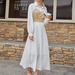 Beautiful maxi long sleeve dress